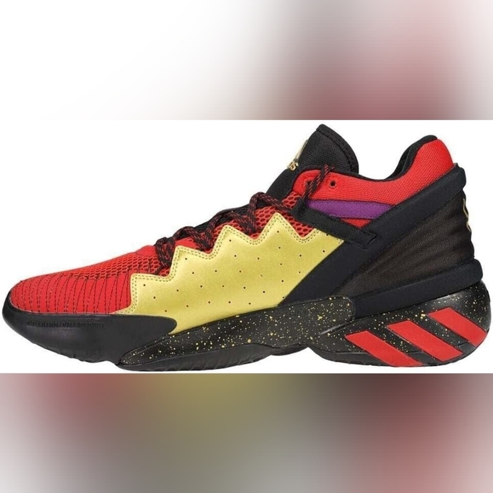 Adidas Men's Don Issue 2 Black/Red Basketball Sneakers Size 5 US